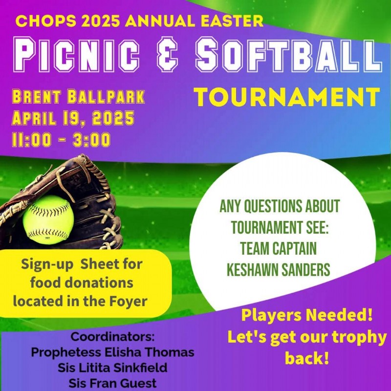 CHOP Easter picnic flyer 041925